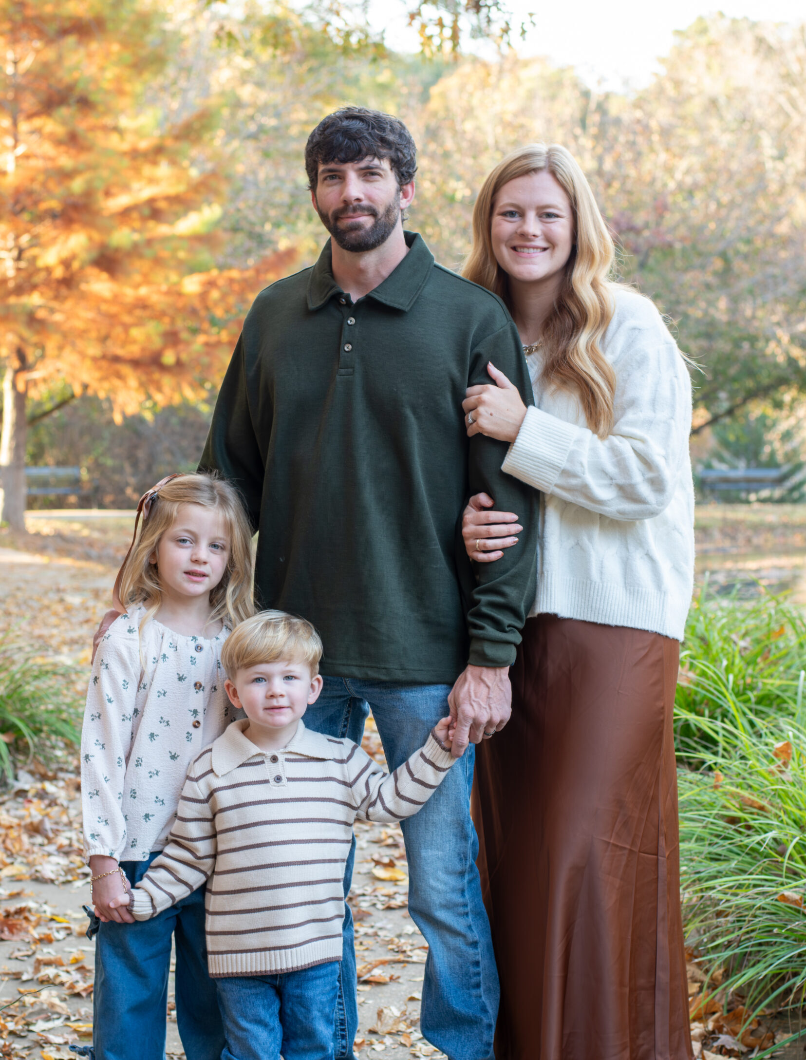 Lexi Rock with her husband and kids